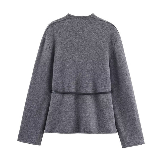 Pure Want To Match Belt Coat For Women