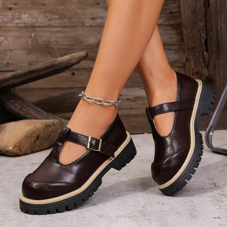 Plus-size Casual Womens Shoes Spring New Arrival Casual Strap Sandals With Thick Soles
