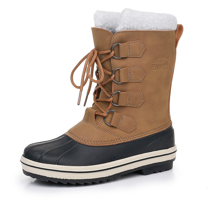 Women's Adult Waterproof Snow Boots For Outdoor Warmth