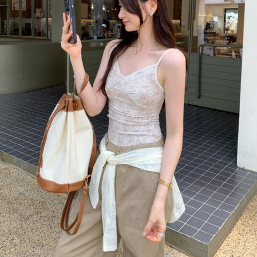 New Lace Women's High-grade Sleeveless Camisole Top