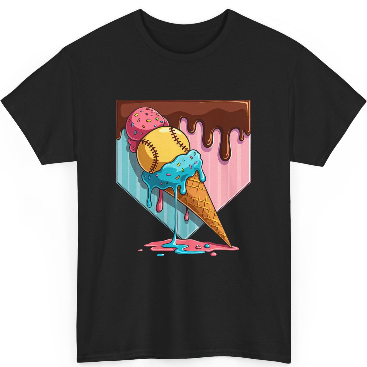 Summer Loose Short Sleeves T-shirt Men's And Women's Round Neck