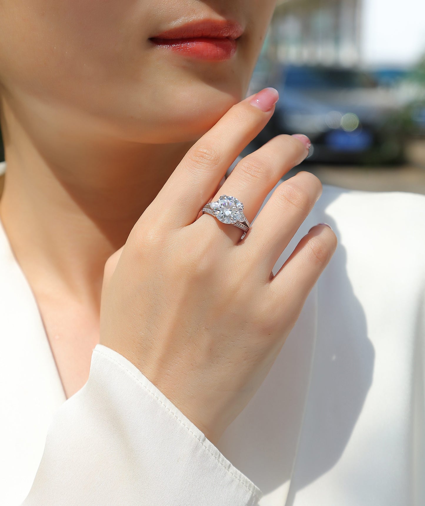 Elegant Radiance 5-Carat Moissanite Jewelry Piece