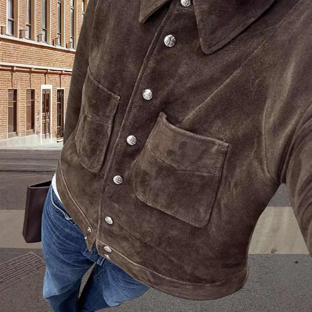 Fashion Trend Comfortable Lapel Shirt Coat