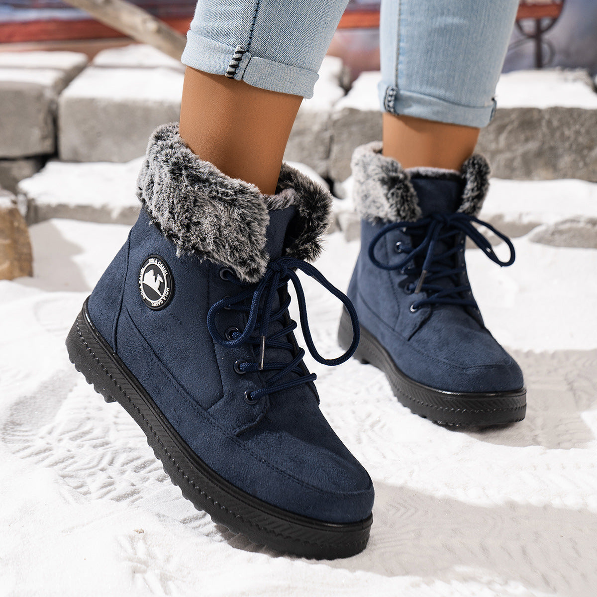 Cold-weather Insulated Tall Boots
