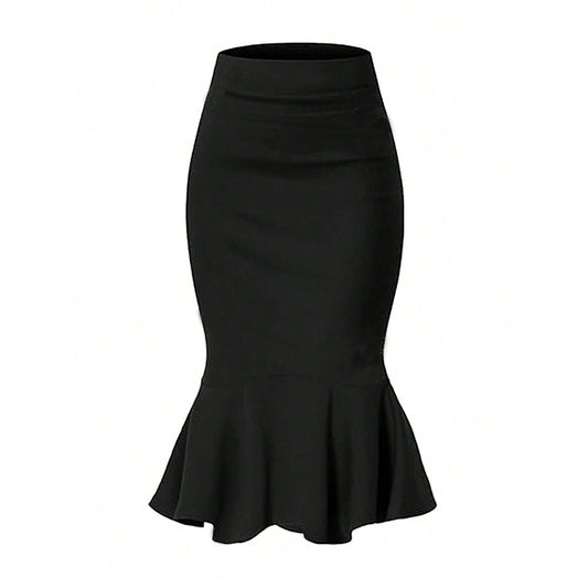 Women's Temperament Fishtail Elastic Skirt
