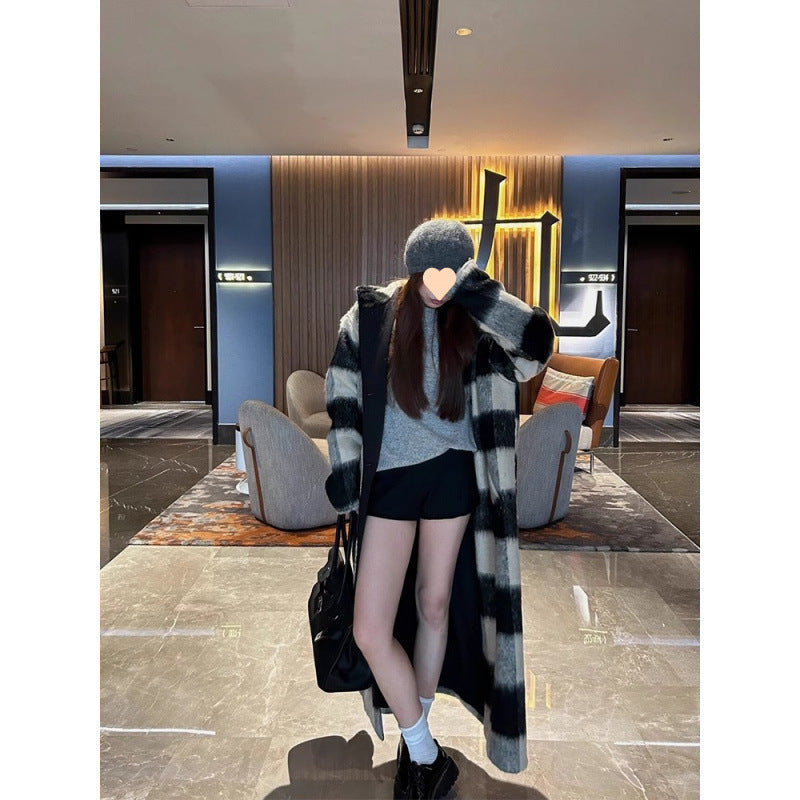 Season Warm Woolen Coat Mid-length