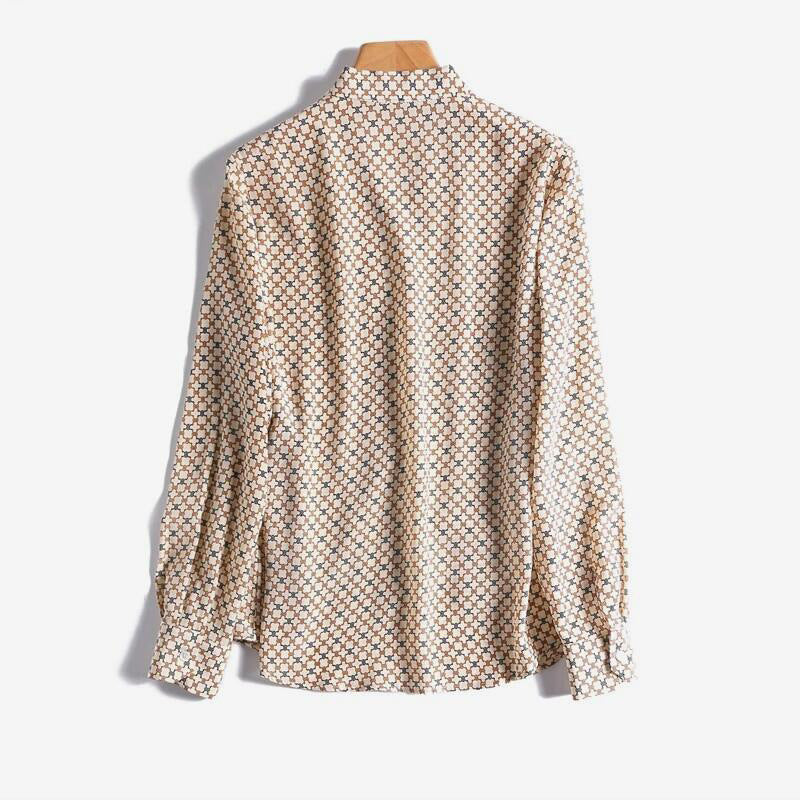 French Style Hong Kong Style Loose Shirt Chic Top