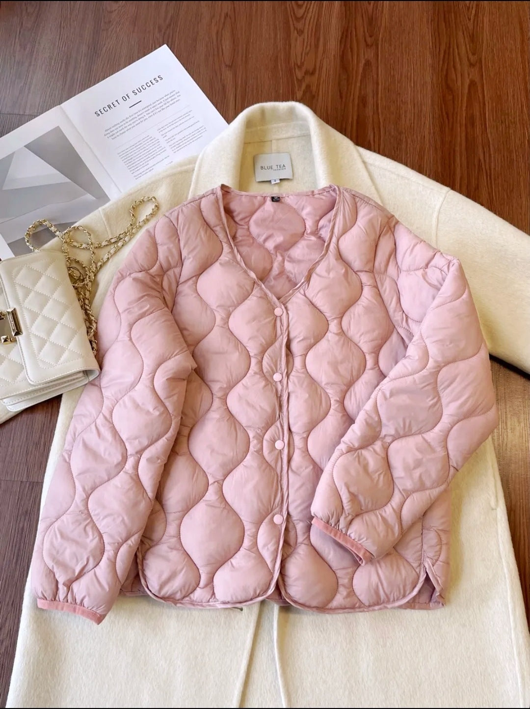 Thermal Slim Fit Lightweight Cotton Coat Jacket