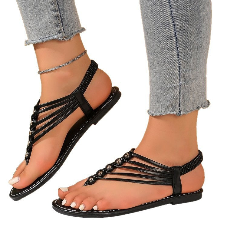 Versatile Open-toe Sandals With An Elastic Cuff, Perfect For Layering And Wearing Outdoors