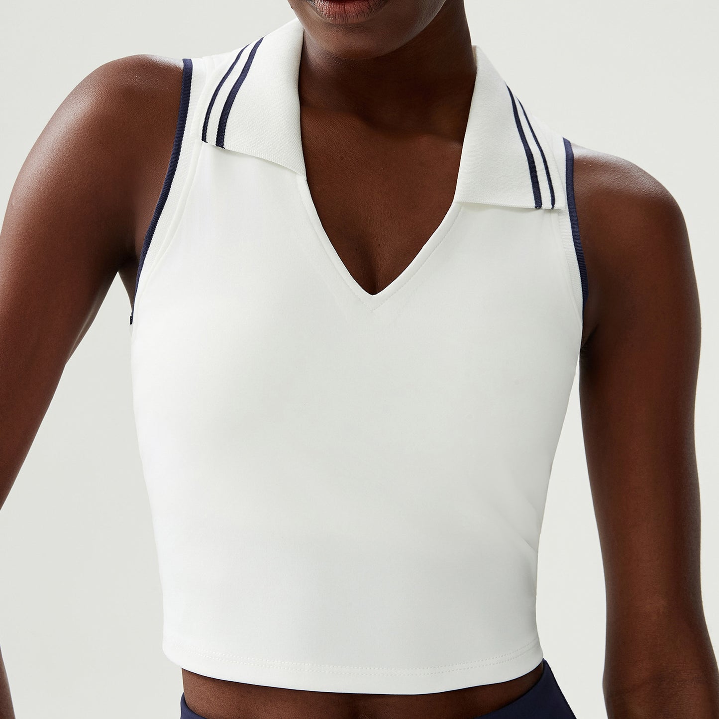 Stand Collar Women's Chest Pad Plus Size Sports Vest