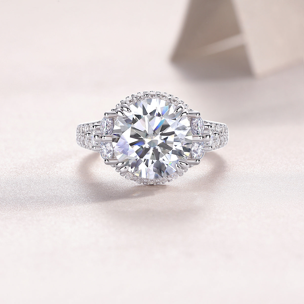 Dance With Youth 5-Carat Moissanite Ring – S925 Silver