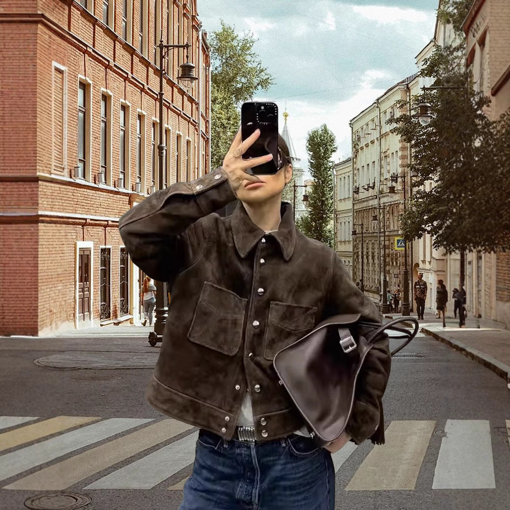 Fashion Trend Comfortable Lapel Shirt Coat