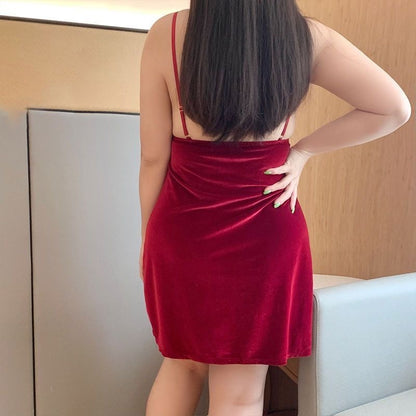 Plus Size Nightdress Christmas Carnival Uniform