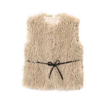 Temperament Women's Affordable Luxury Furry Vest