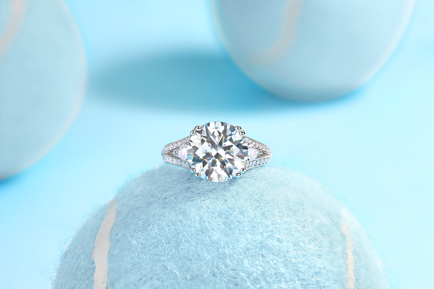 Elegant Radiance 5-Carat Moissanite Jewelry Piece