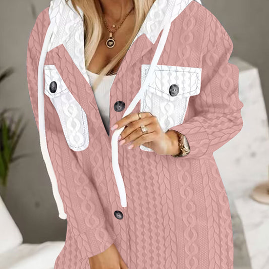 Fashion New Hooded Coat Women's Clothing