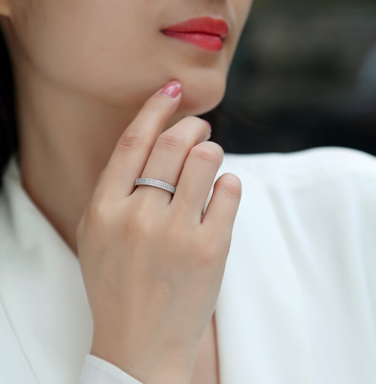 Light Up The Moments Moissanite Ring – S925 Silver