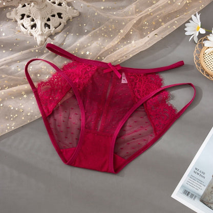 Lace Underwear Quick-drying Light Transparent Ultra-thin Pure Antibacterial Cotton Crotch Briefs