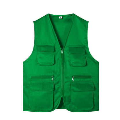 Multi-pocket Vest Volunteer Work Clothes Activity