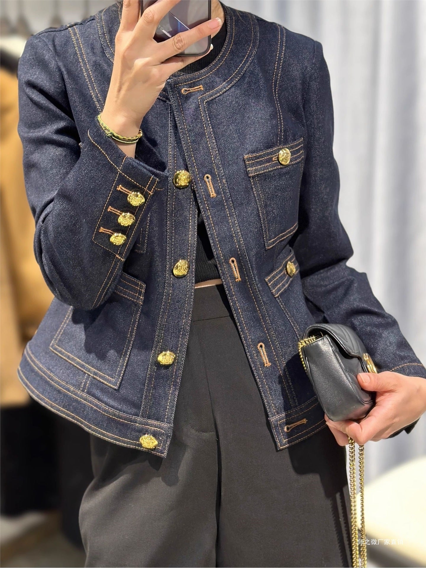 Early Autumn New Denim Short Coat