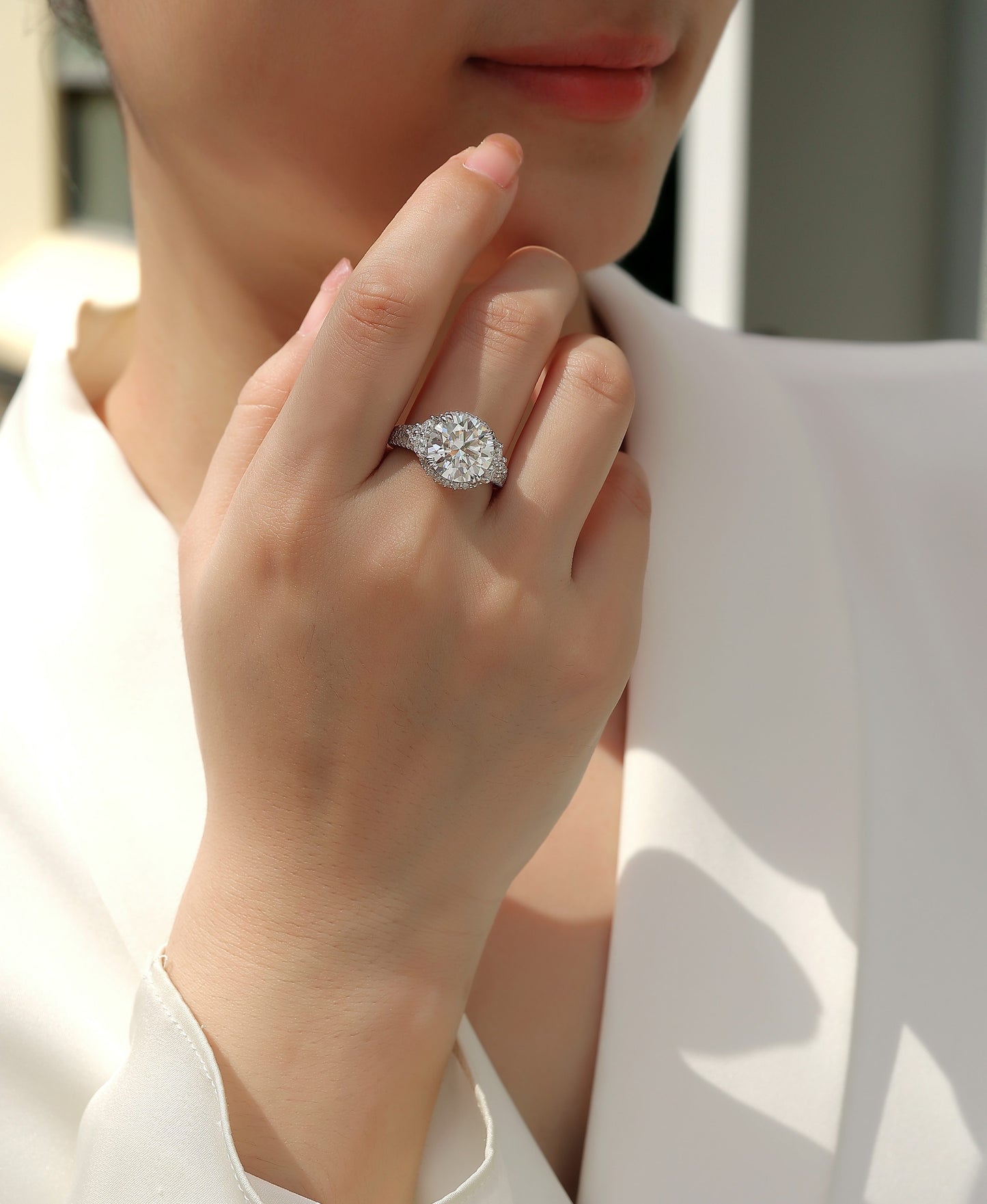 Dance With Youth 5-Carat Moissanite Ring – S925 Silver