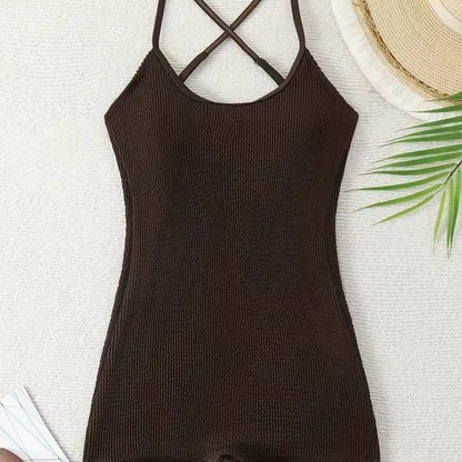 One-piece Women's Sling Slim Fit Backless Design Swimsuit