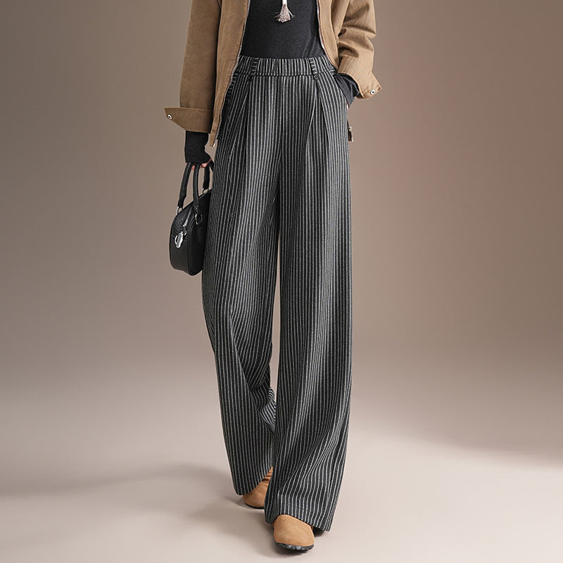 Women's Loose Fashion Slimming Draping Straight Pants