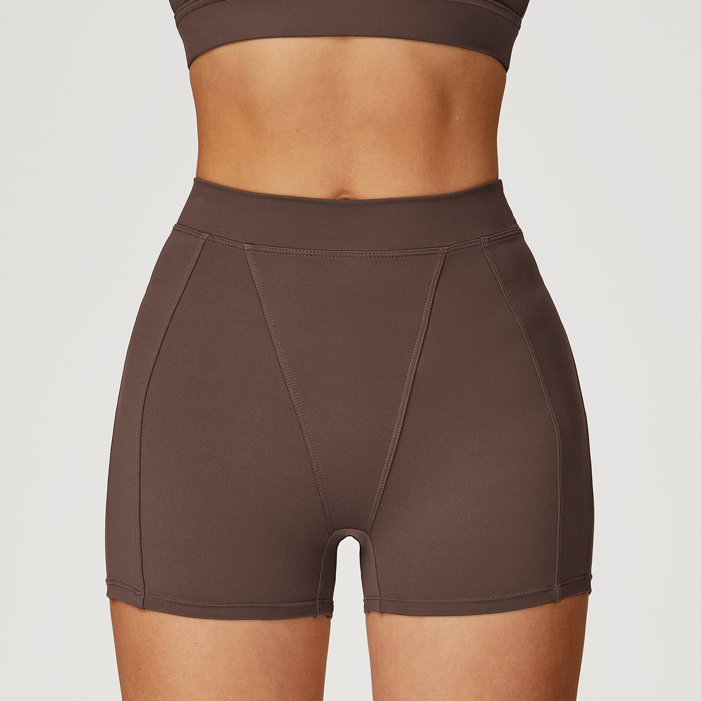 Nude Feel Yoga Shorts High Waist Tight Workout Shorts