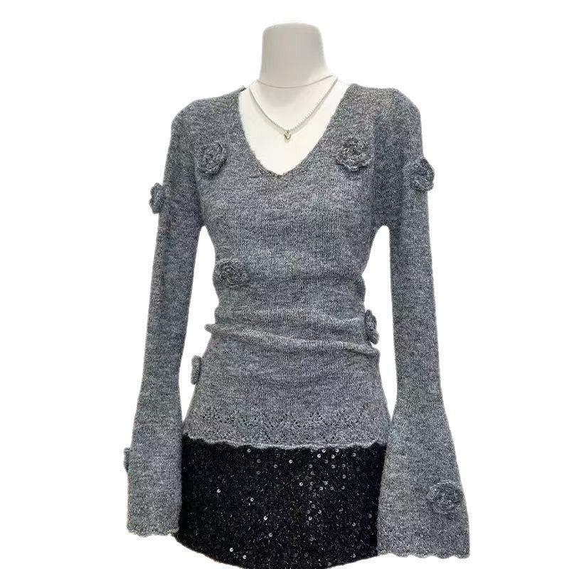 Women's FallWinter Slim Fashionable Sweater
