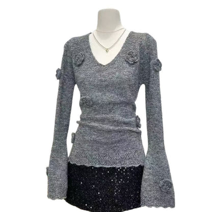 Women's FallWinter Slim Fashionable Sweater