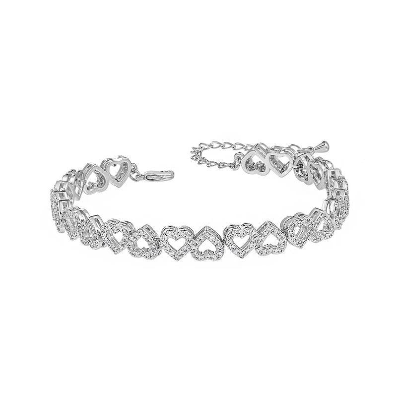 Girls Diamond Heart Bracelet – High-Grade Jewelry