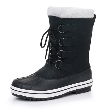 Women's Adult Waterproof Snow Boots For Outdoor Warmth