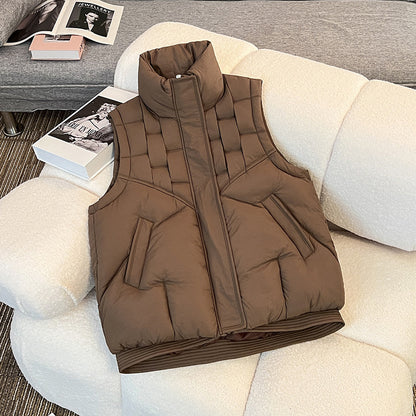Loose Casual Stand Collar Waistcoat Fashion Vest