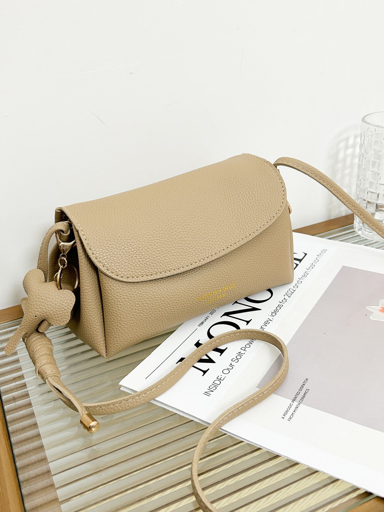 Soft-shoulder Versatile Fashionable Solid-color Casual Single-shoulder Bag