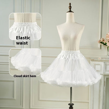 Crinoline Boneless Soft Veil Lolita Princess Pettiskirt Cotton Candy Clouds Crinoline