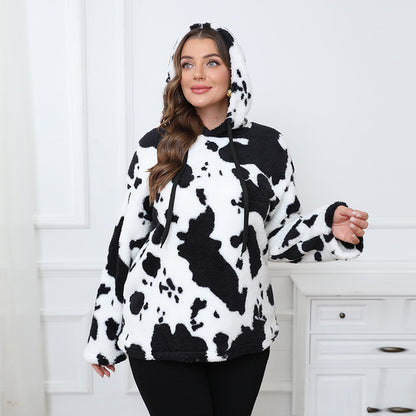 Women's Plus Size Hoodie Pullover