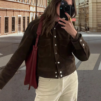 Fashion Trend Comfortable Lapel Shirt Coat