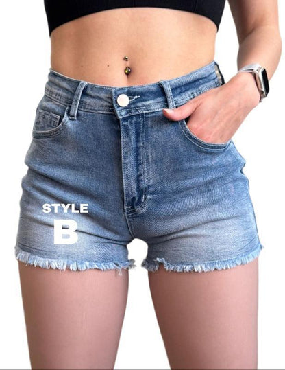 Generation AliExpress Amazon Cross-border New Arrival Men's Shorts Embroidered Details Frayed Retro Style