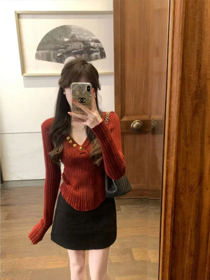 High-grade Slim Fit Inner Wear Bottoming Shirt Top