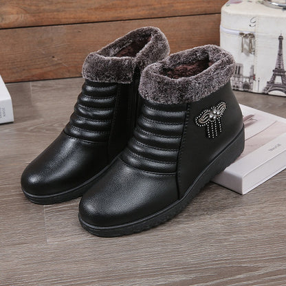 Winter Cotton Shoes For Middle-aged And Elderly Women