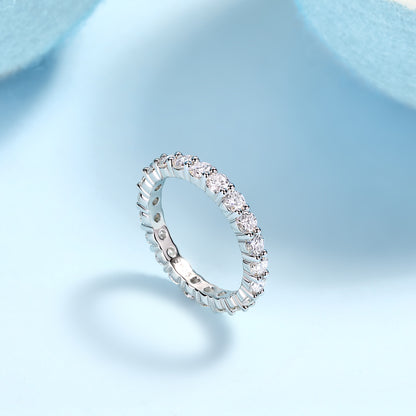 A Fleeting Glimpse Moissanite Wedding Ring Set