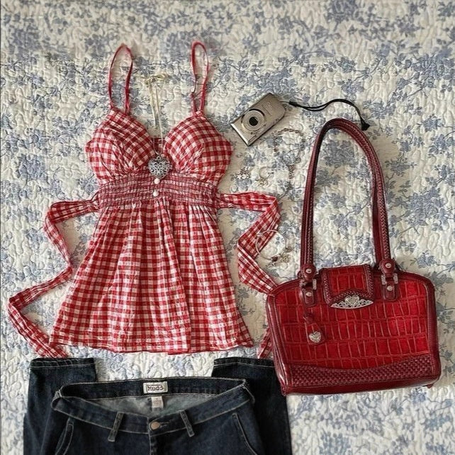 Fashion Sexy Hot Girl Striped Lace Bow Sweet Women's Sling