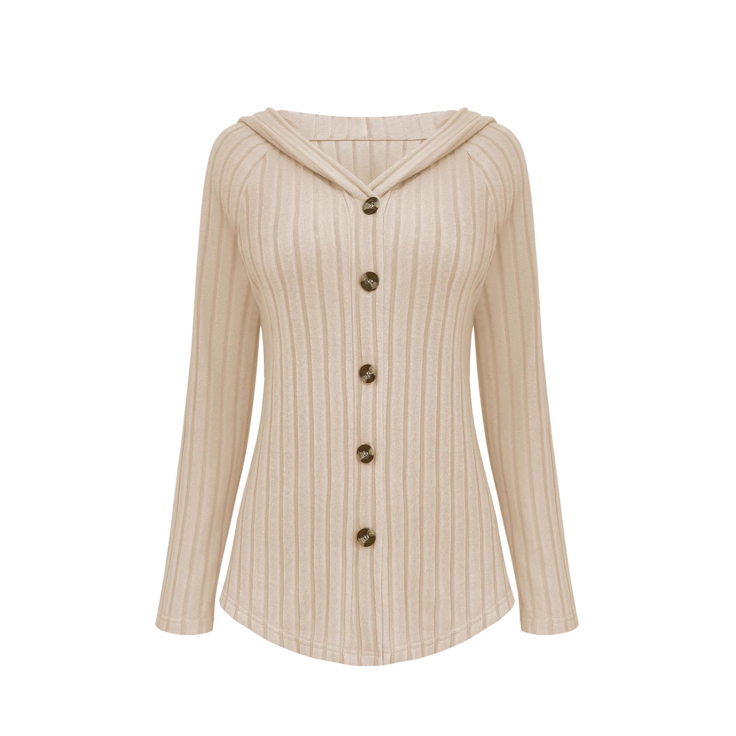 Fashion Casual Solid Color Long Sleeve Hoodie