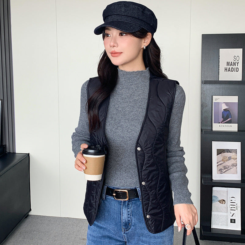 Loose Ultra-thin Women's Outer And Inner Wear Vest