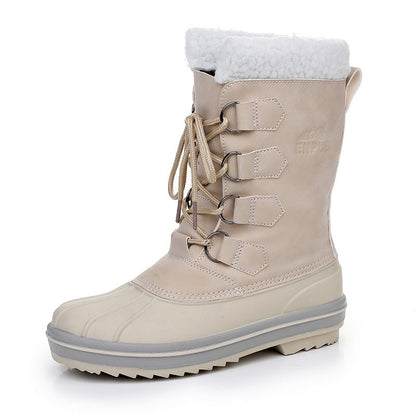 Women's Adult Waterproof Snow Boots For Outdoor Warmth