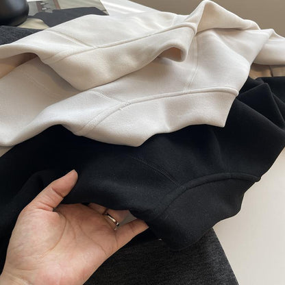 Self-heating Stand Collar Glutinous Rice Velvet Coat For Women