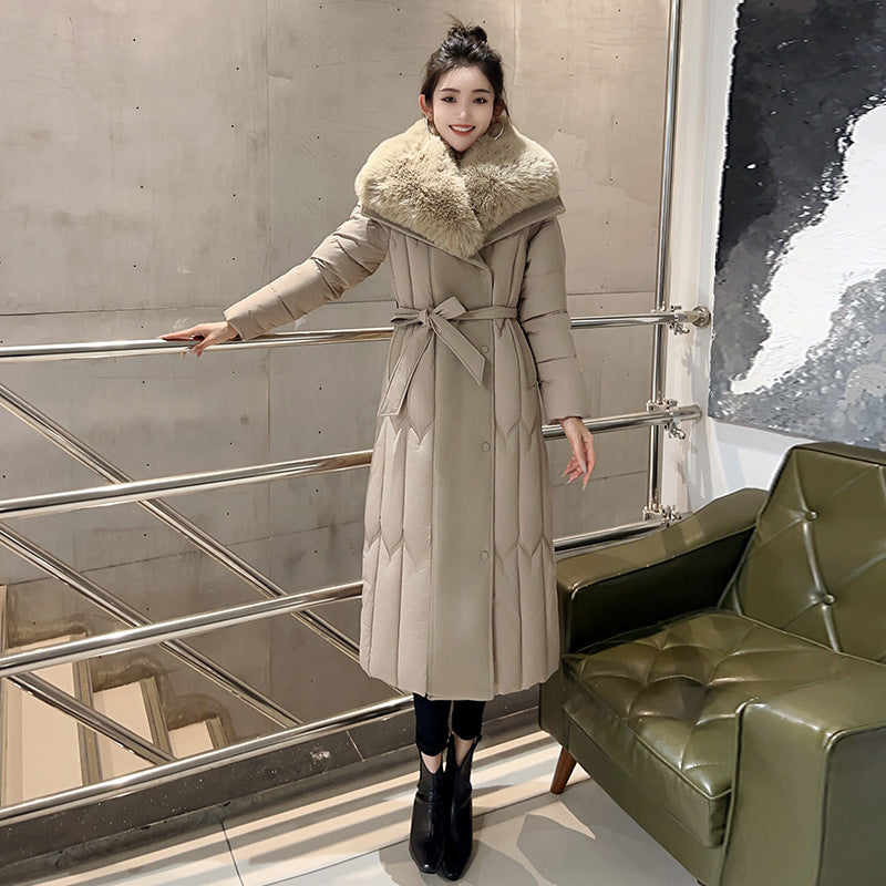 Temperament Plus Size Fashionable Elegant Cotton-padded Jacket