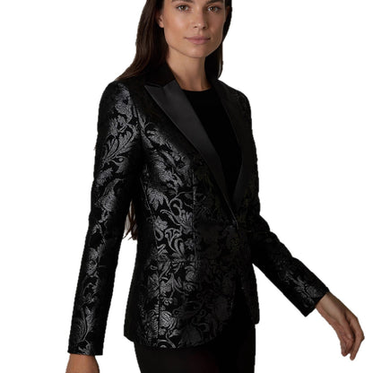 Embossed Stitching Elegant Banquet Date Easy Matching Coat
