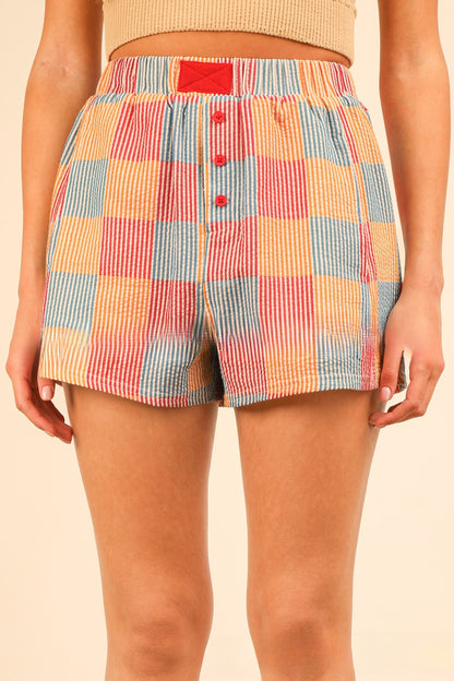 Fashion Casual New Style Plaid Shorts