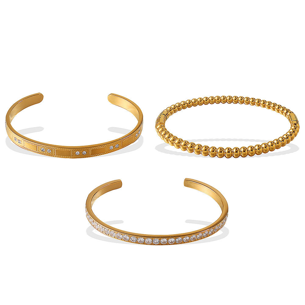 Buckle Bracelet Alloy Open-end Bracelet